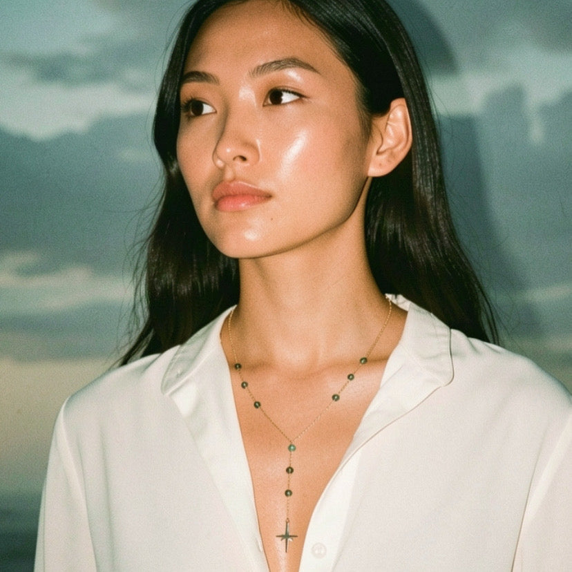 Emerald Star Necklace